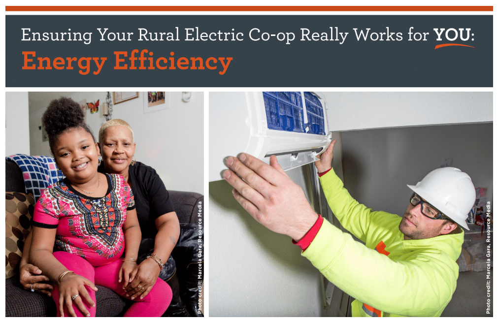 happy people with energy efficiency and installation of mini-split heat pump