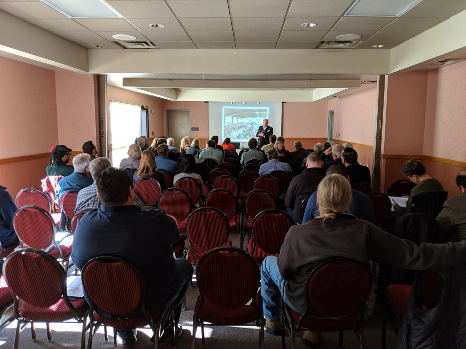 dozens attend the NM meeting to discuss renewable energy, Tri-State debt and more