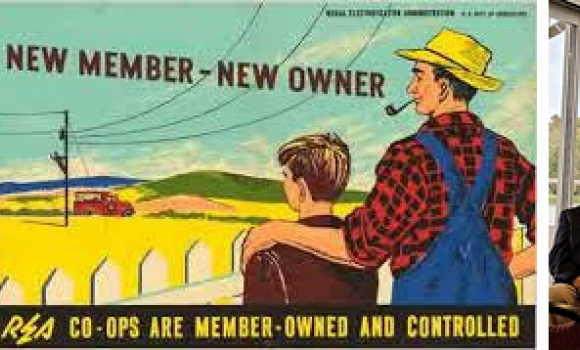 co-op values, REA new member new owner image, image of REC board
