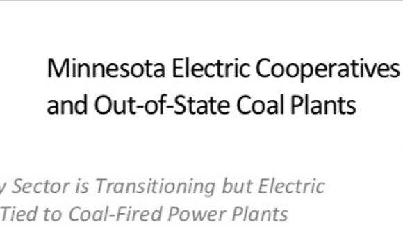 report title image with Minnesota map showing electric co-ops