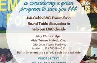 info about the may 23rd event on energy efficiency and saving members money